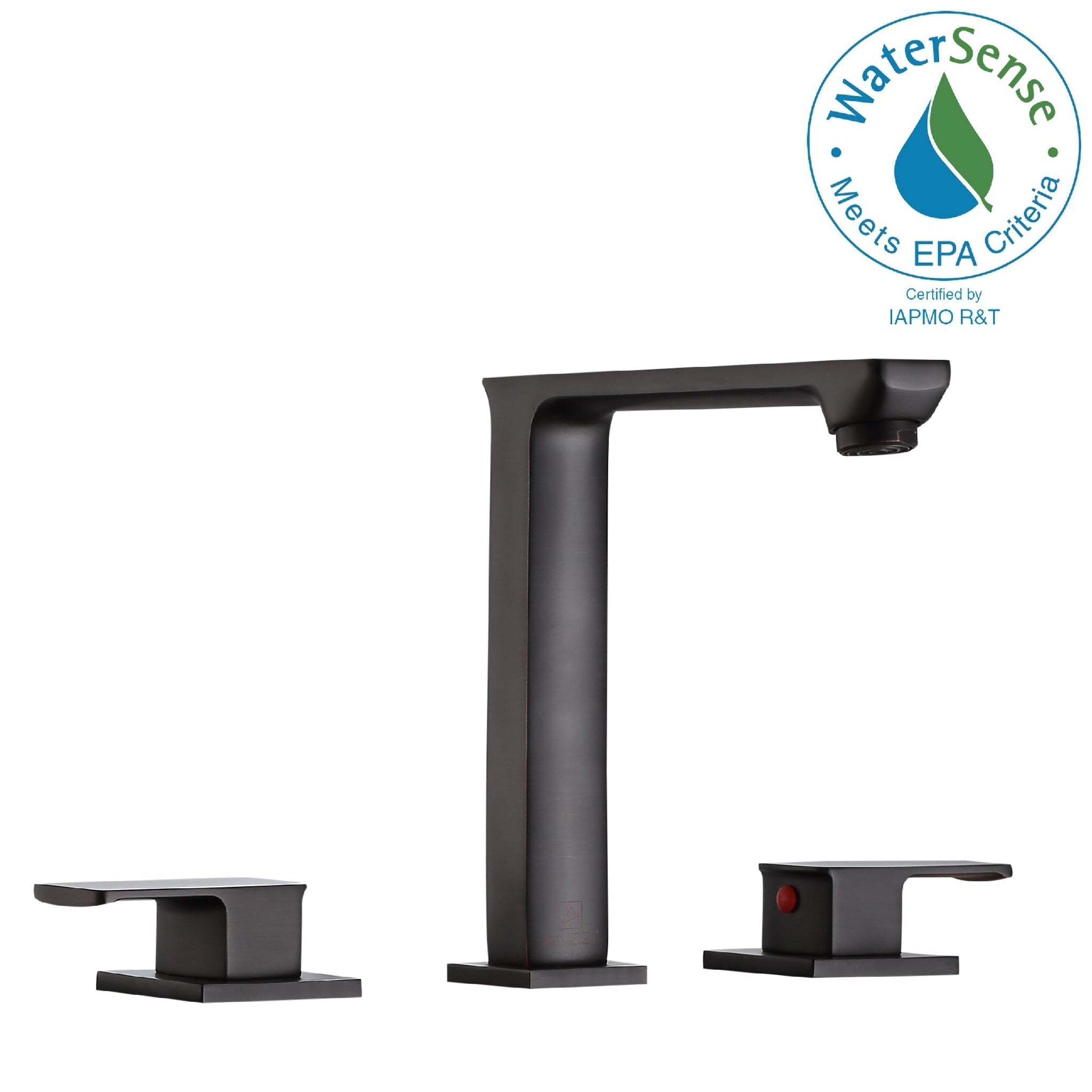 ANZZI, ANZZI Alpine Series 6" Widespread Oil Rubbed Bronze Bathroom Sink Faucet