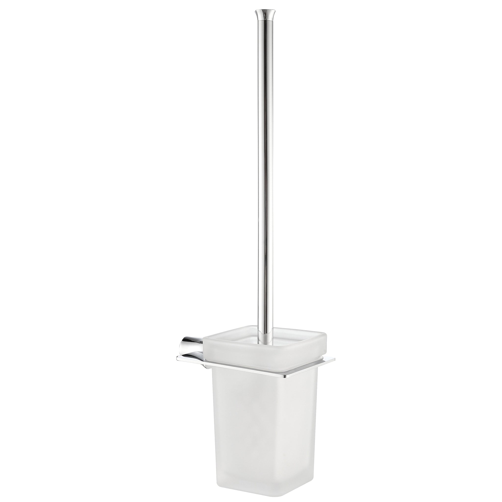 ANZZI, ANZZI Essence Series Brushed Nickel Wall-Mounted Toilet Brush With Holder