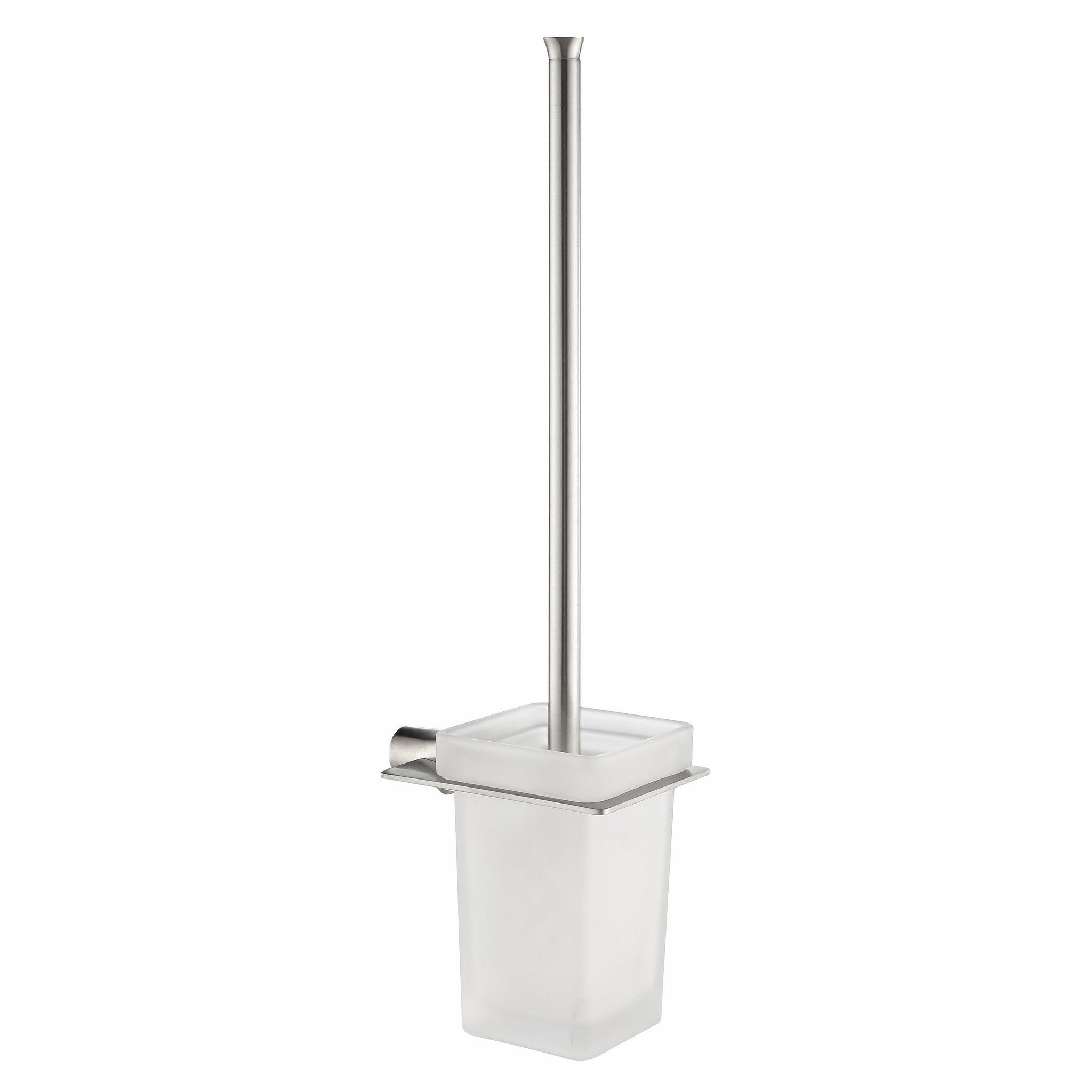 ANZZI, ANZZI Essence Series Polished Chrome Wall-Mounted Toilet Brush With Holder