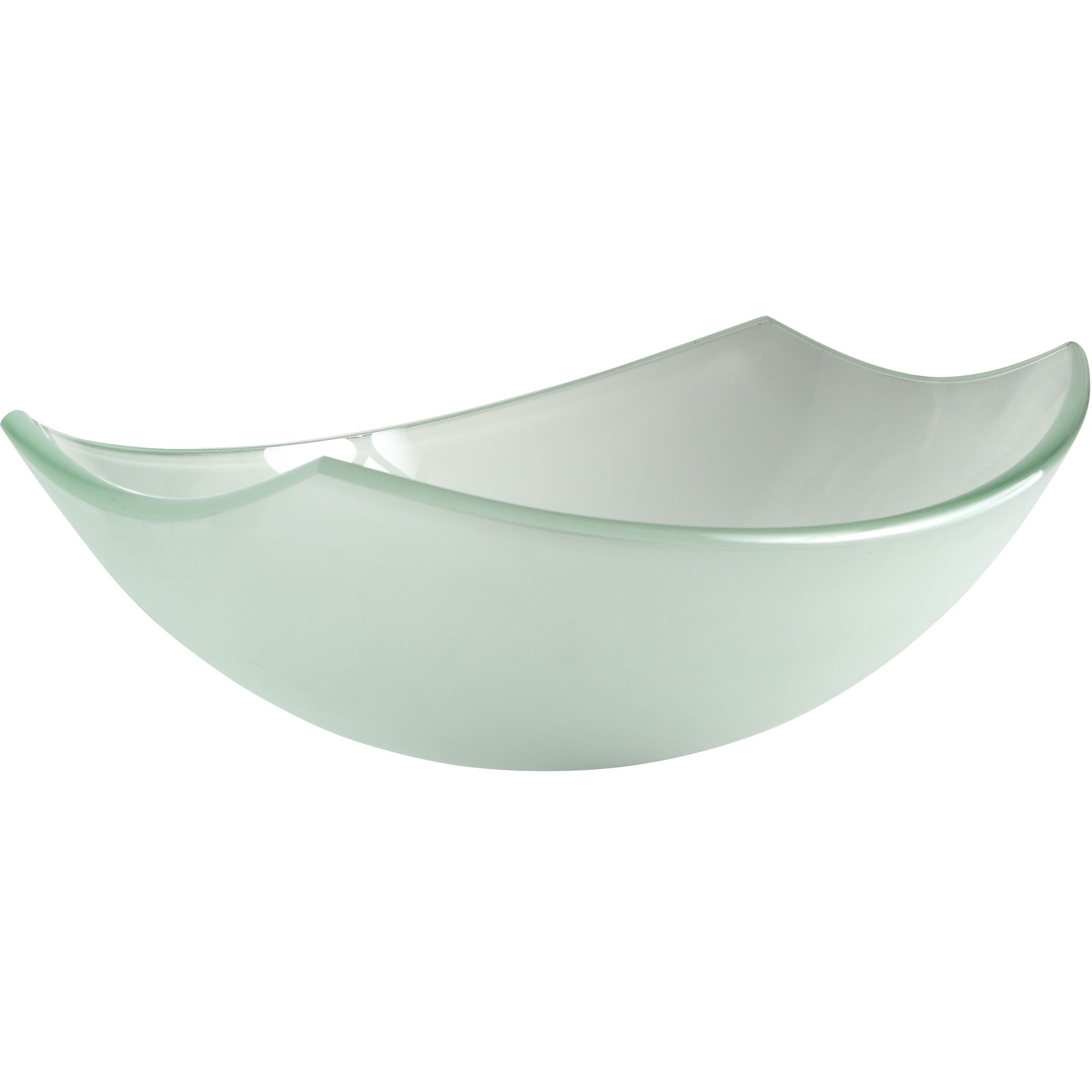 ANZZI, ANZZI Magician Series 20" x 15" Oval Shaped Lustrous Frosted Deco-Glass Vessel Sink With Polished Chrome Pop-Up Drain