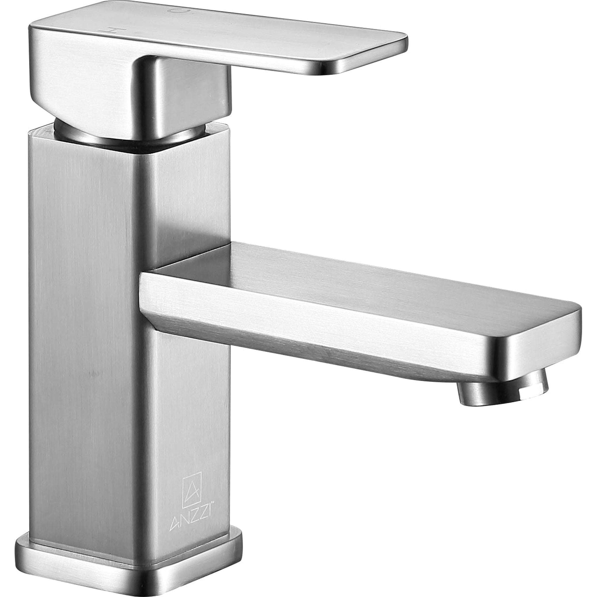 ANZZI, ANZZI Naiadi Series 3" Single Hole Brushed Nickel Bathroom Sink Faucet