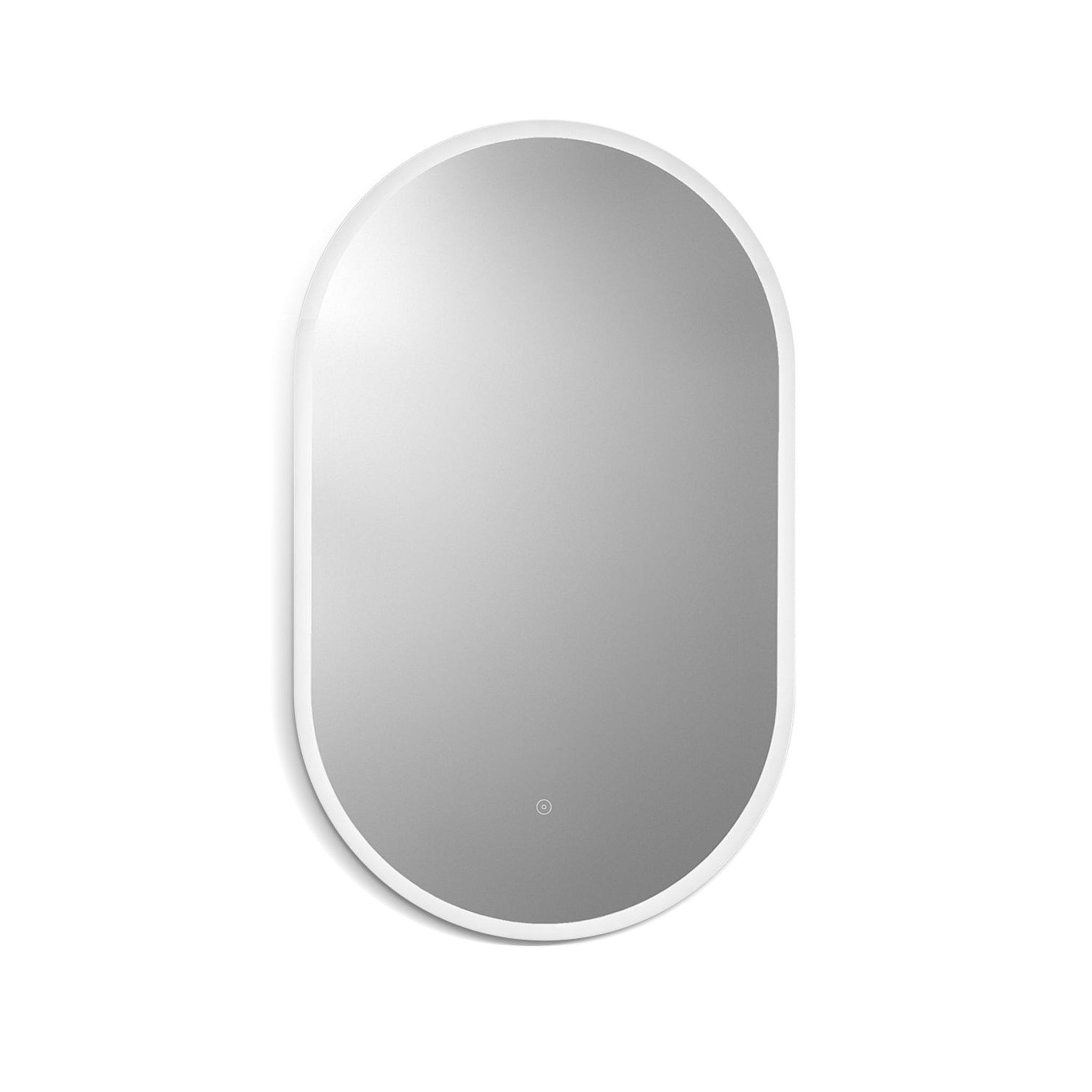 Altair, Altair Borgo 22" x 36" Oval Wall-Mounted LED Mirror