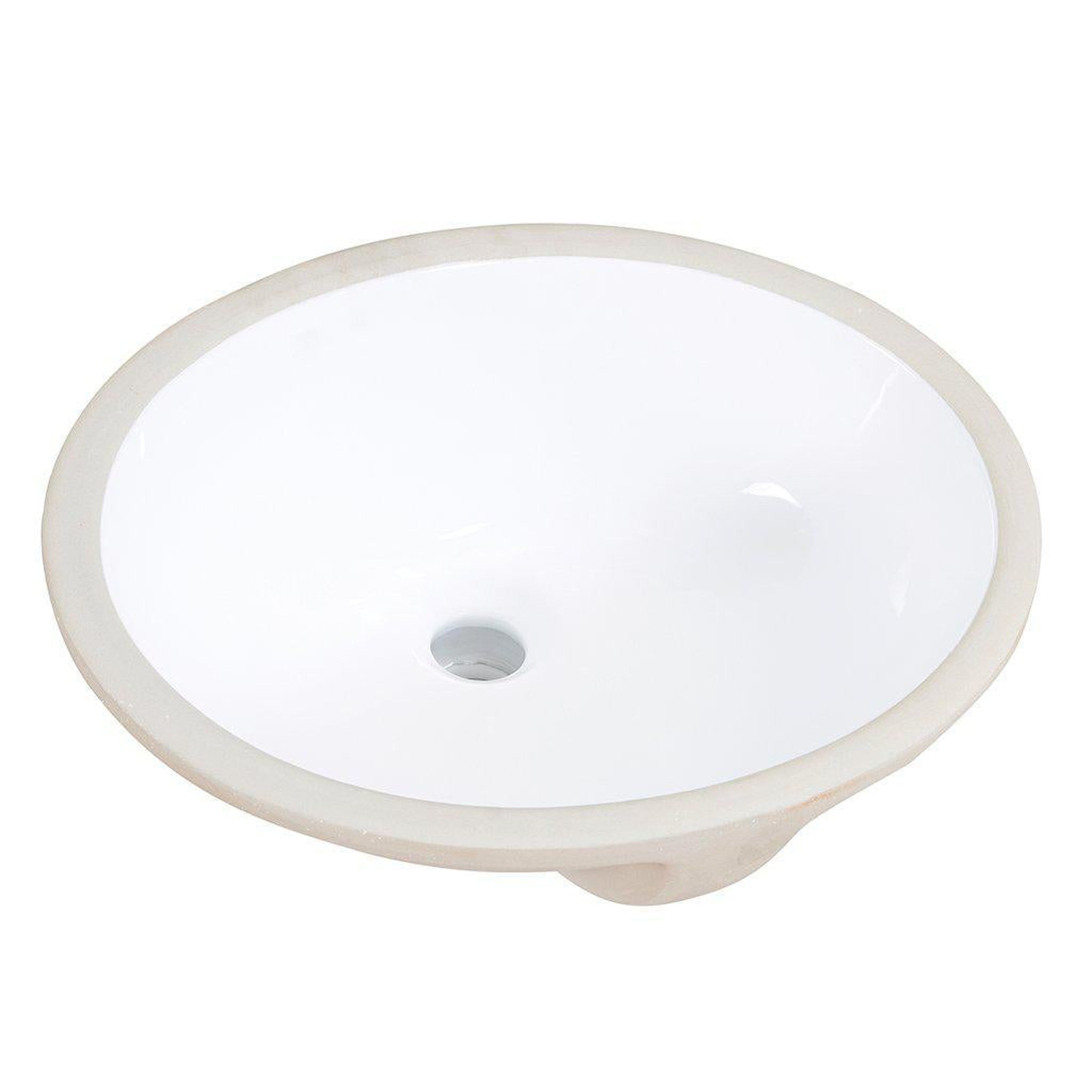 Altair, Altair Lily 20" Oval White Ceramic Undermount Sink