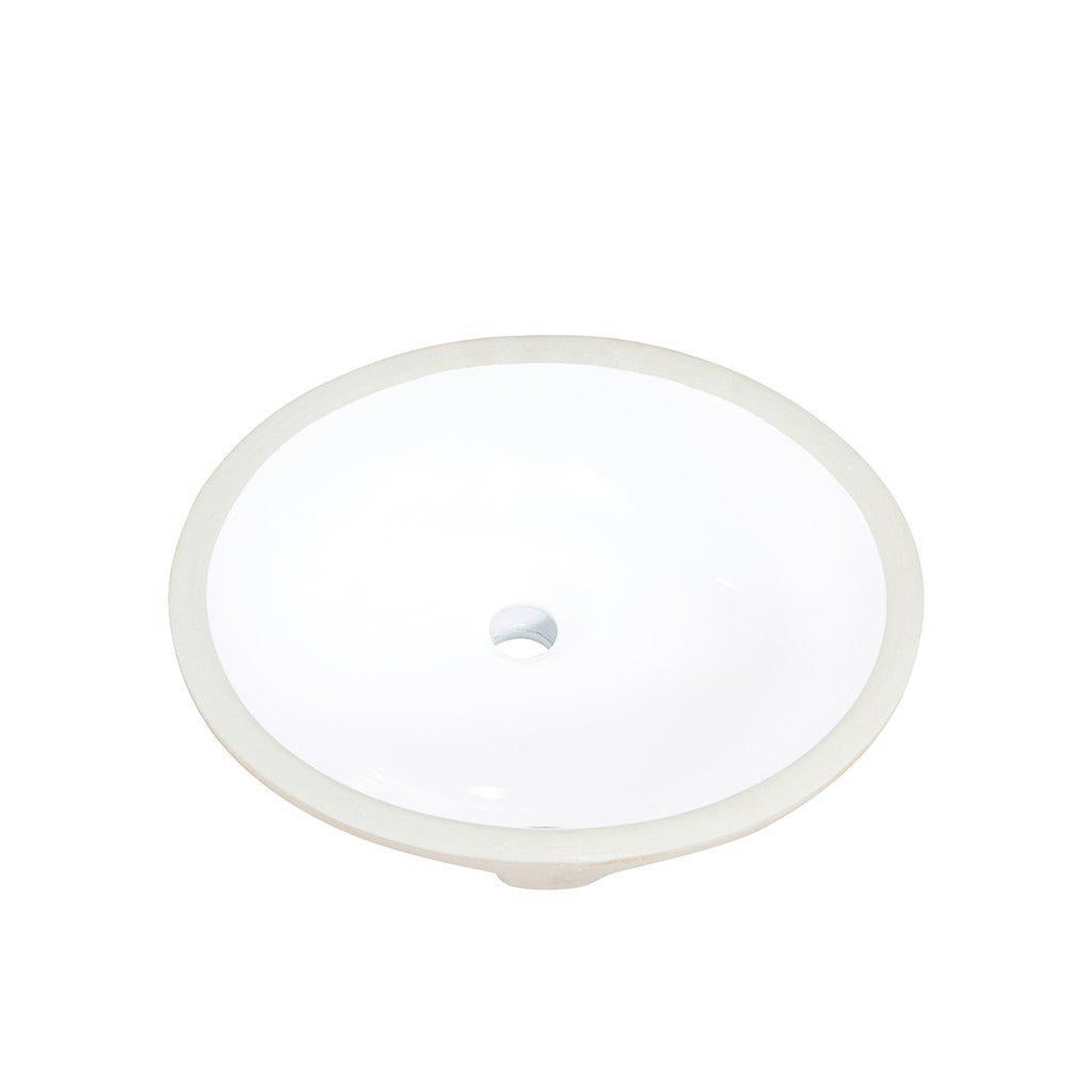 Altair, Altair Lily 20" Oval White Ceramic Undermount Sink