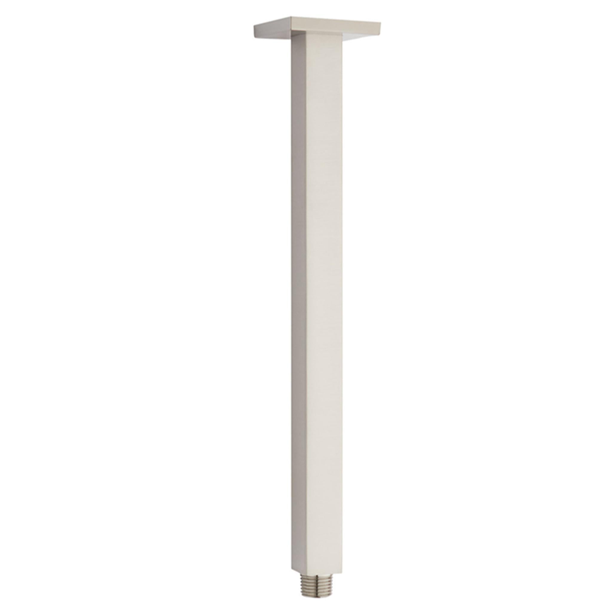 Aluids, Aluids 18″ Ceiling Shower Arm Square – Brushed Nickel