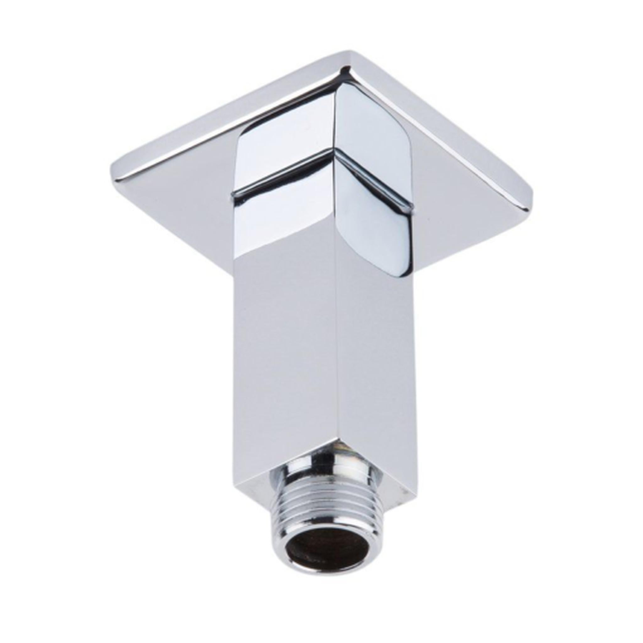 Aluids, Aluids 3" Ceiling shower Arm Square - Polished Chrome