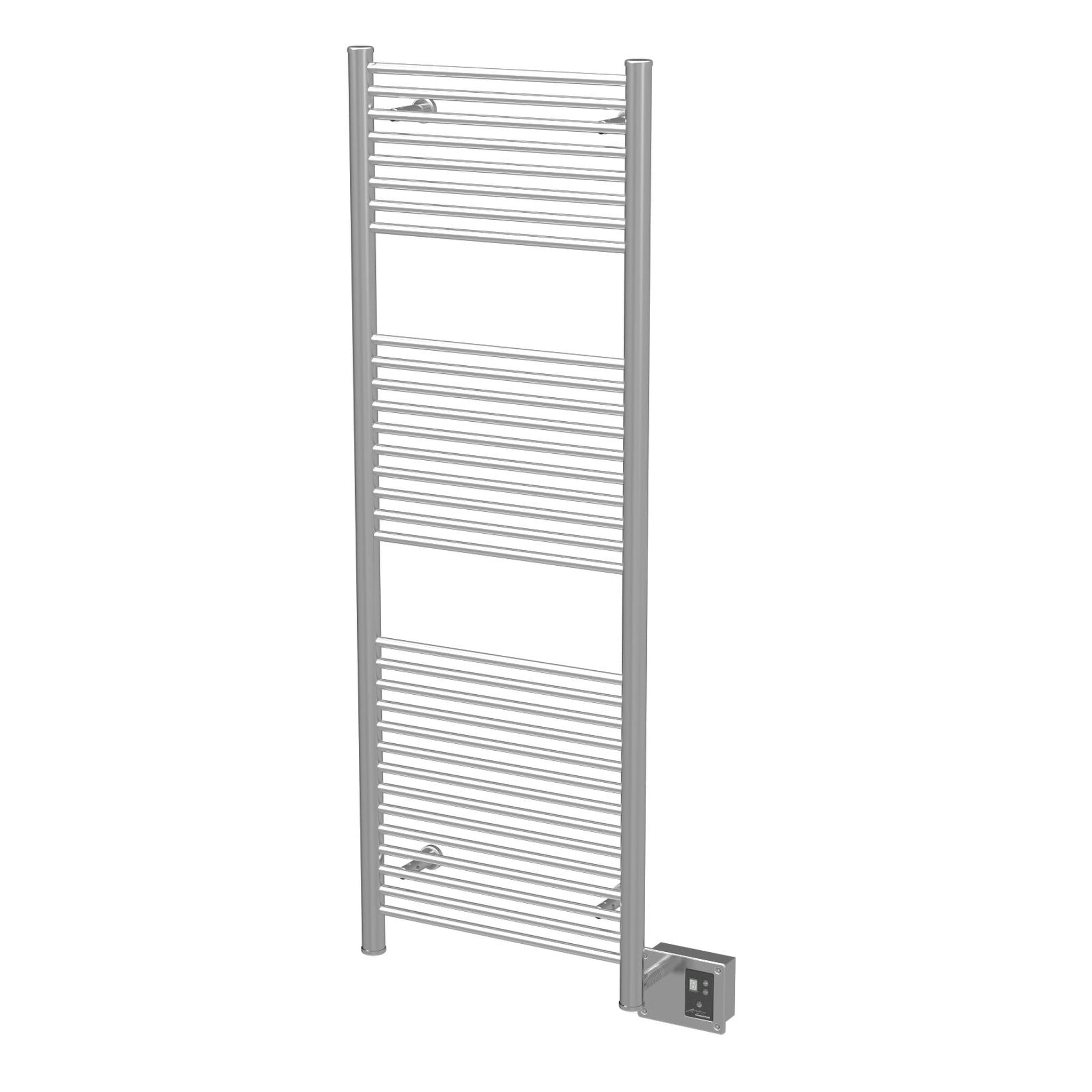 Amba, Amba Antus 24" x 58" 32-Bar Hardwired Towel Warmer in Polished Stainless Steel