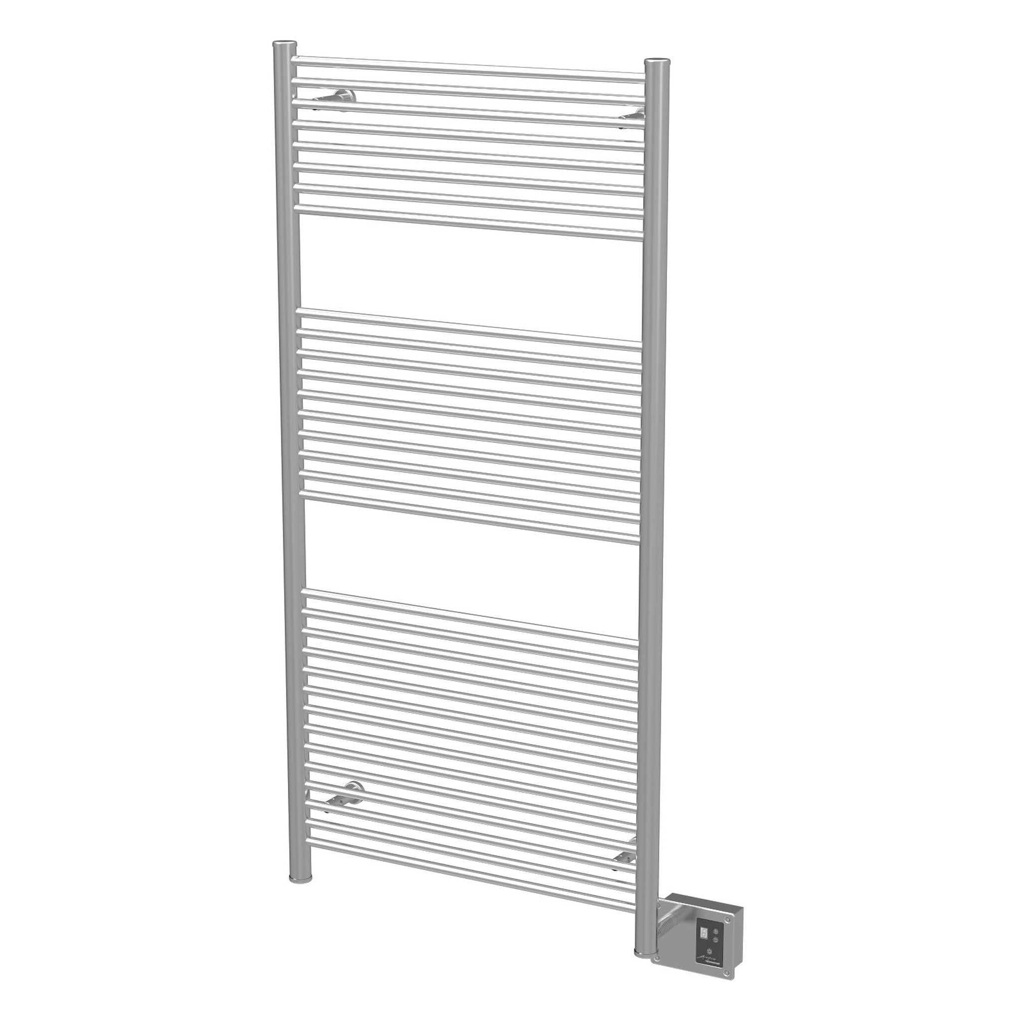 Amba, Amba Antus 32" x 58" 32-Bar Harwired Towel Warmer in Polished Stainless Steel