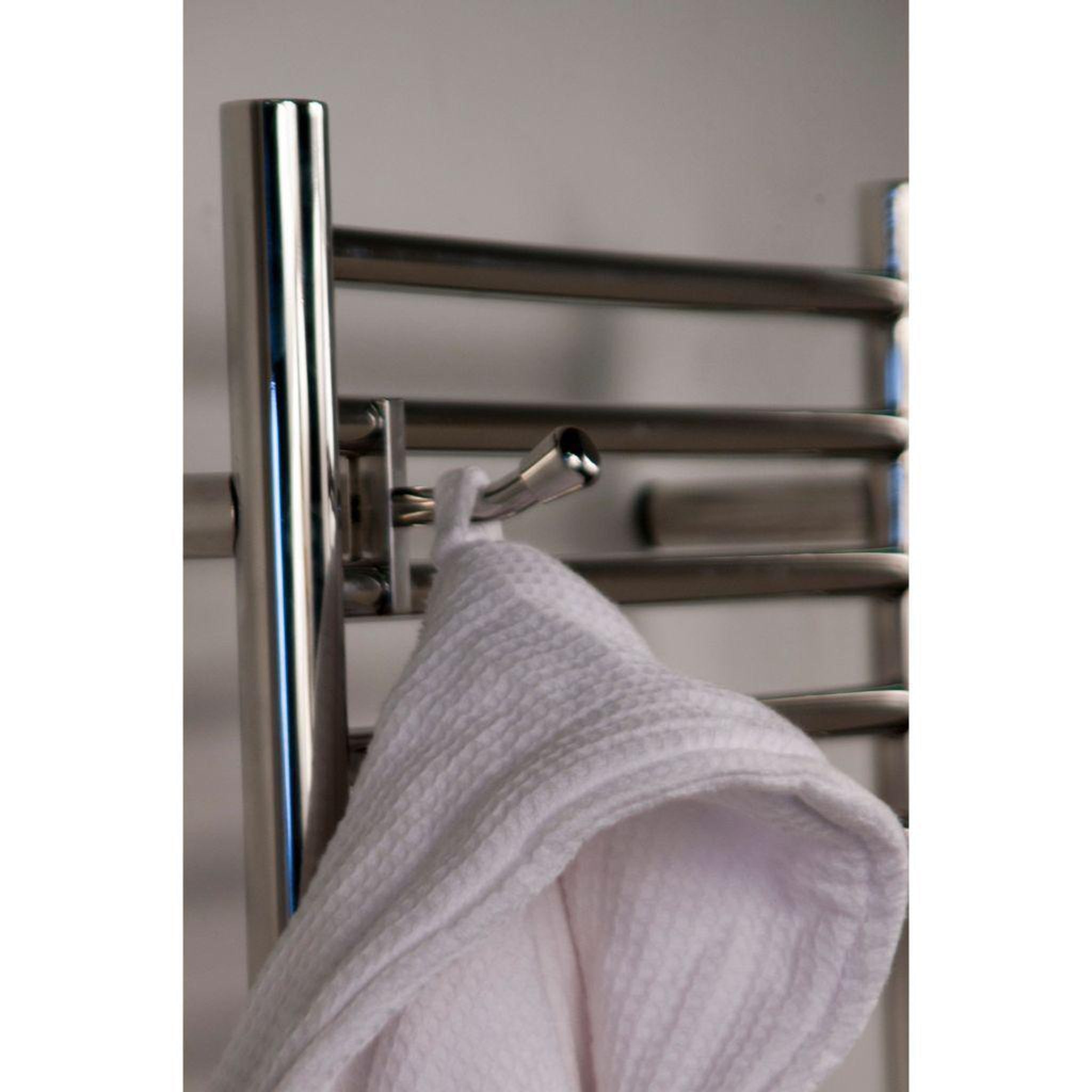 Amba, Amba Jeeves Bathrobe Hanger in Brushed Stainless Steel Finish