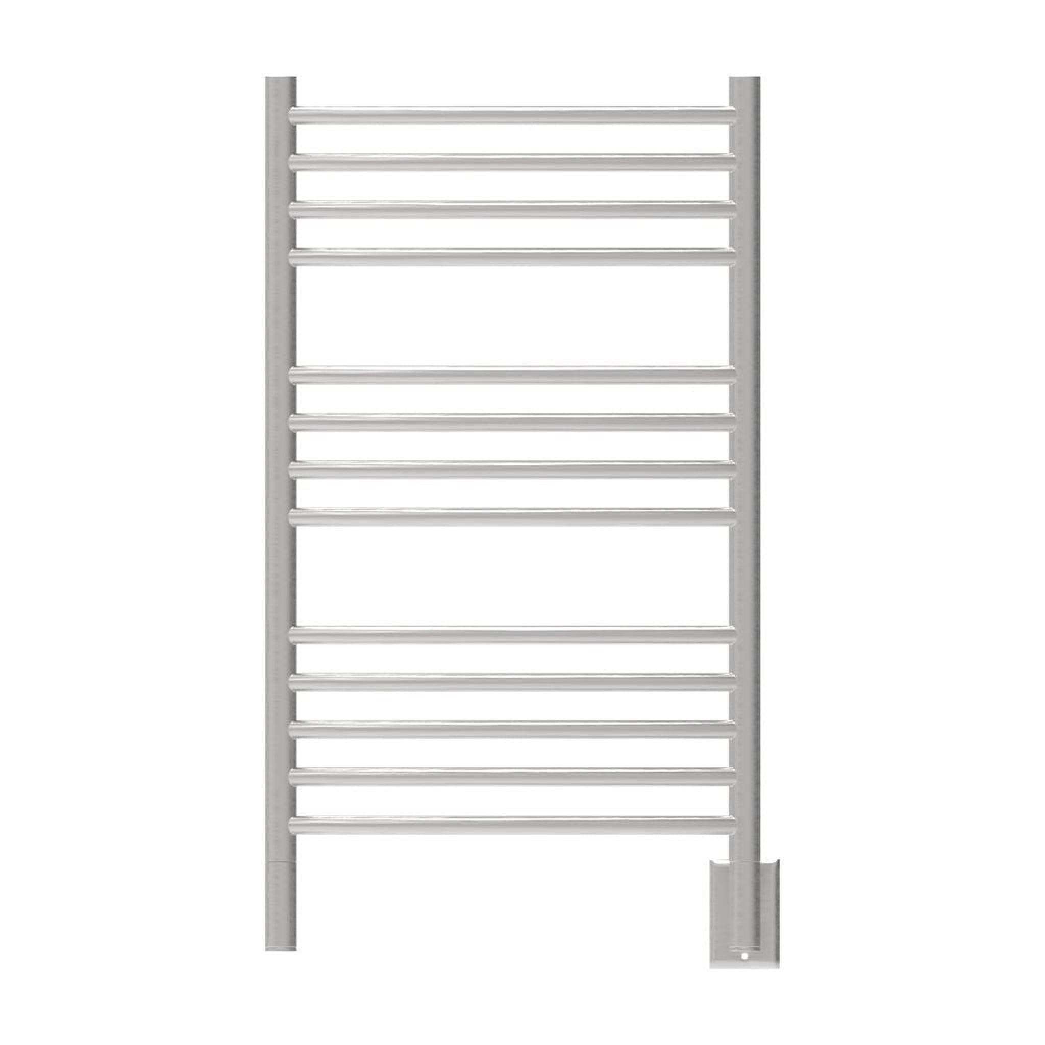 Amba, Amba Jeeves C Curved 13-Bar Brushed Stainless Steel Finish Hardwired Towel Warmer