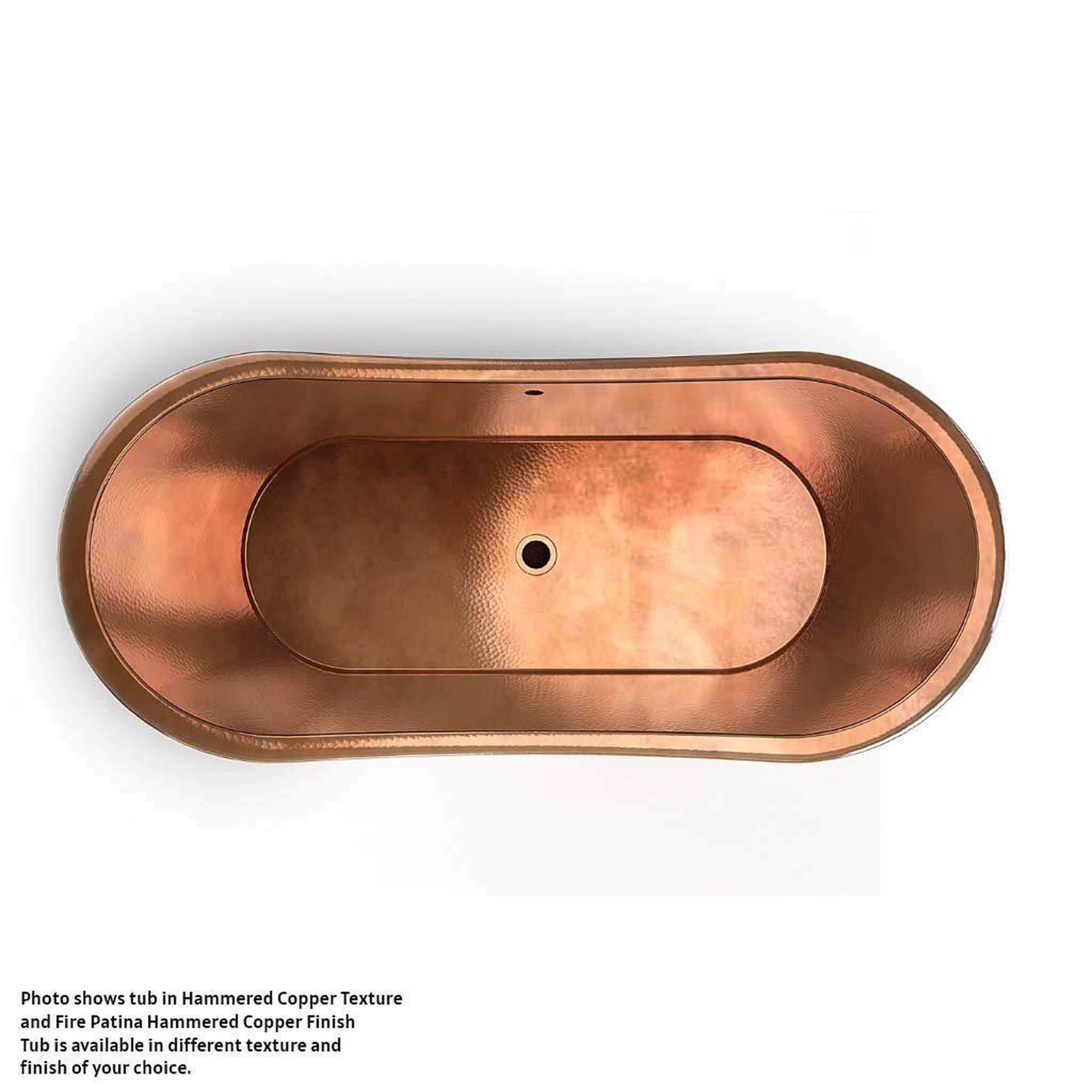 Amoretti Brothers, Amoretti Brothers Regina 60" Freestanding Soaking Copper Tub in Copper Finish